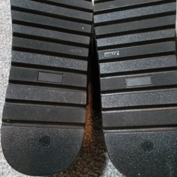 Shellys London Black Kora Sandals Platform Slides size 9 - Picture 6 of 6